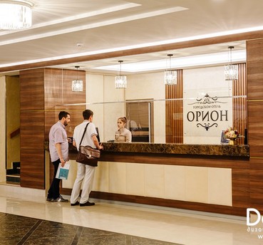Фотографии зоны ресепшена отеля Орион в г. Владимире